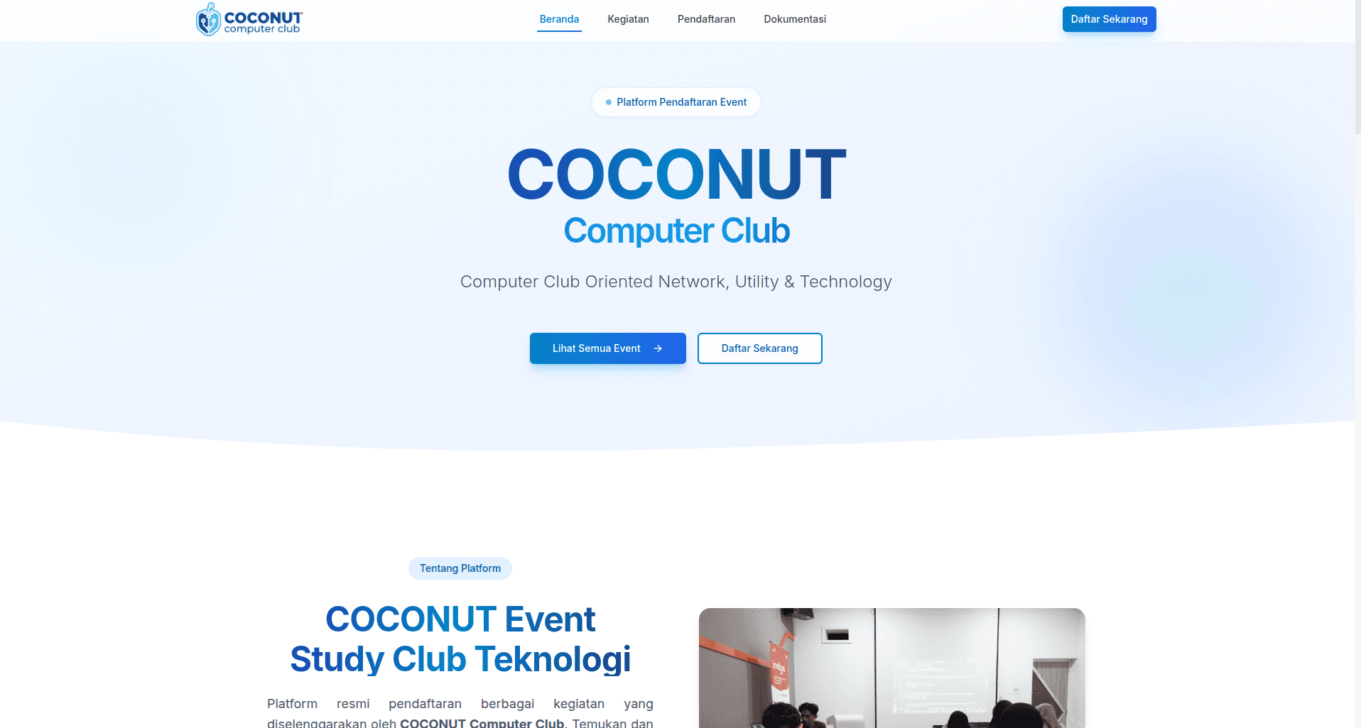COCONUT Event Registration
