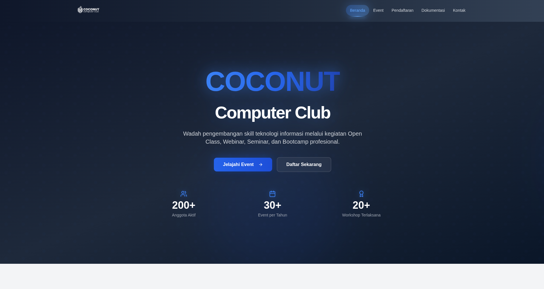 COCONUT Event Registration